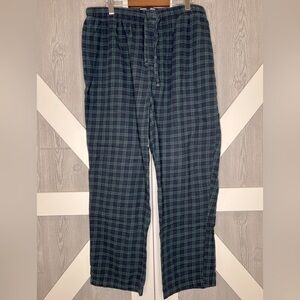 D18.01 Nautica Plaid Loungepants Green/Blue Medium